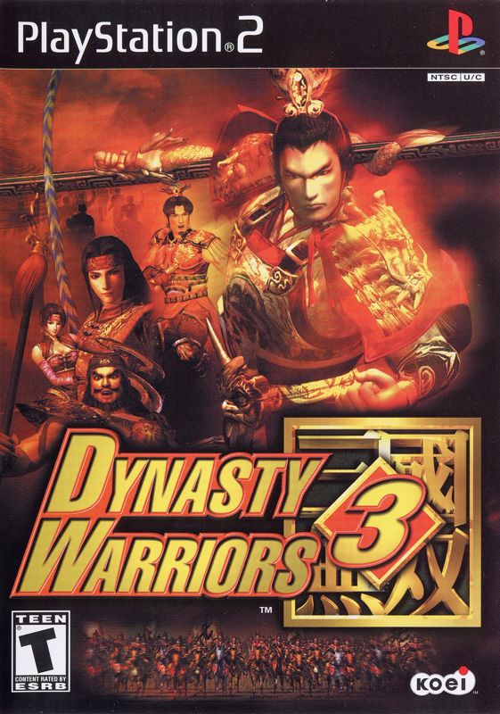 Dynasty Warriors 3 box art for Xbox